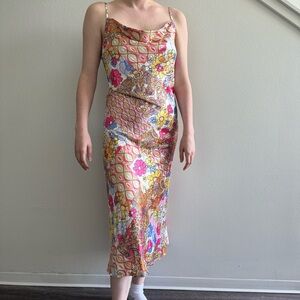 Emma & Michele floral summer midi dress